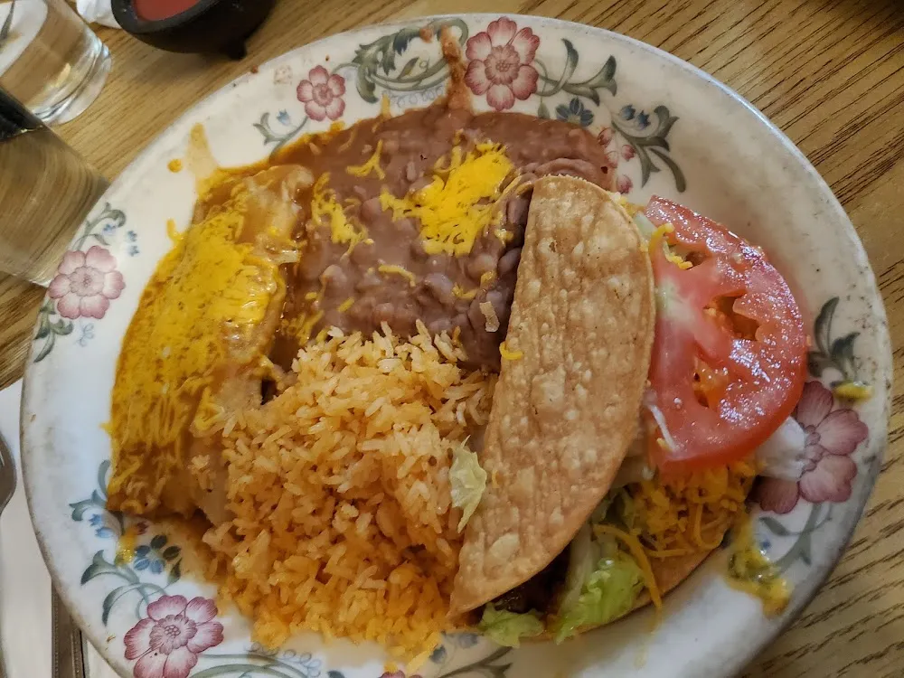 Taco Enchilada Combo